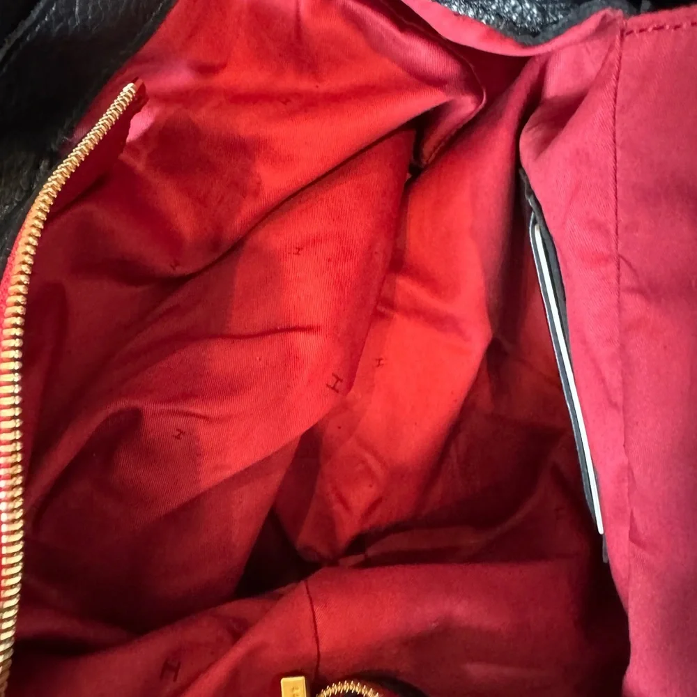 Hammitt Large Tom VIP Black Leather Hobo Bag Like New - Picture 6 of 8